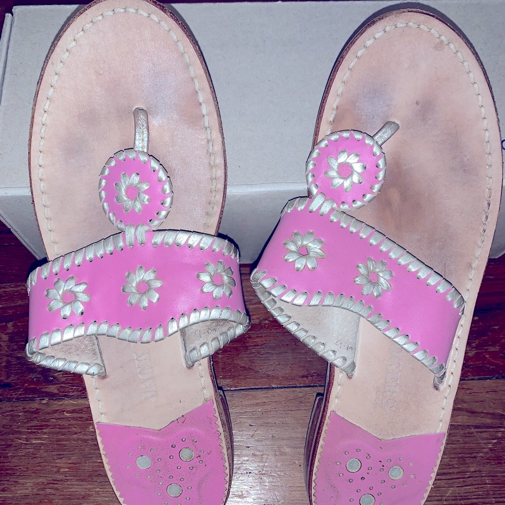Pink and Gold Jack Roger’s Sandals - 9